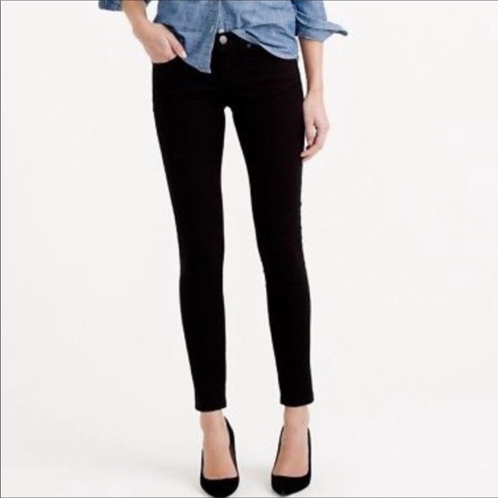 J. Crew Black Velvet Stretch Pants Size 24
